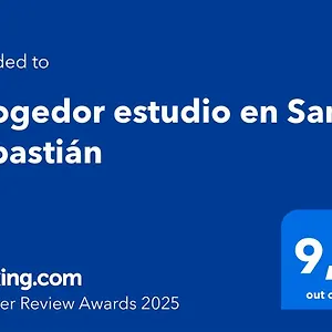Acogedor Estudio En San Sebastian Apartamento